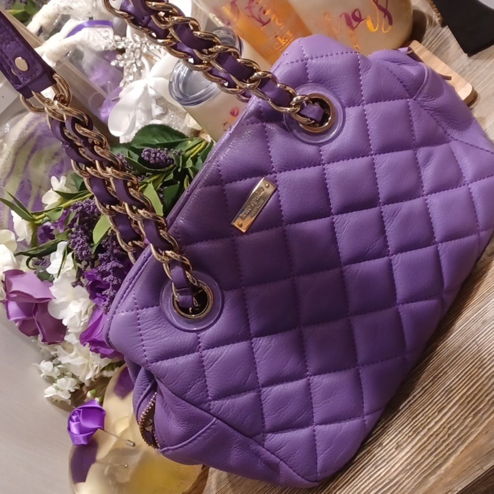 Purple Kate Spade Shoulder Bag